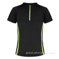 Fitness T Shirt Polyester Black Moisture Wicking Dry Fit T Shirt For Men Manufactory
